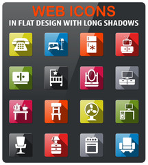 furniture icon set