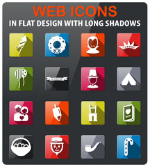 Holidays simply icons