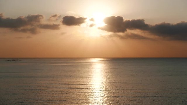 Beautiful sunrise at Pedasi, Panama 