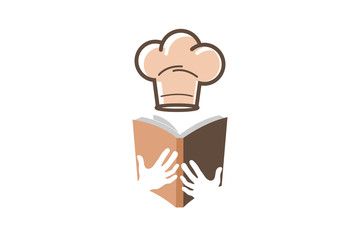 Hat Chef Book Learning Design Illustration