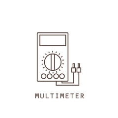 Icon multimeter. Vector illustration.