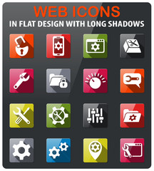 settings icon set