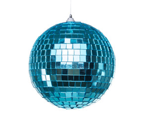 Musical blue disco ball