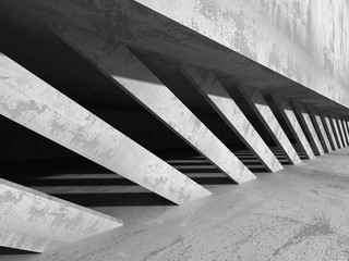 Modern concrete architecture abstract background