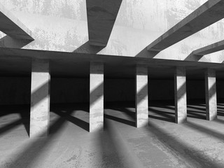 Abstract Concrete Geometric Construction Architecture Background