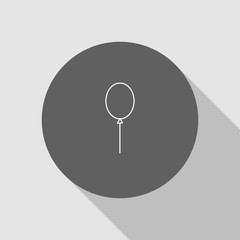balloon  outline icon vector