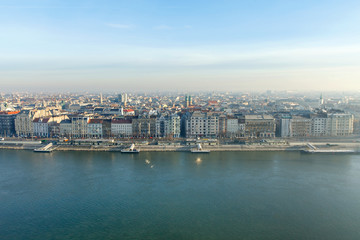Fototapeta na wymiar Morning view in Budapest