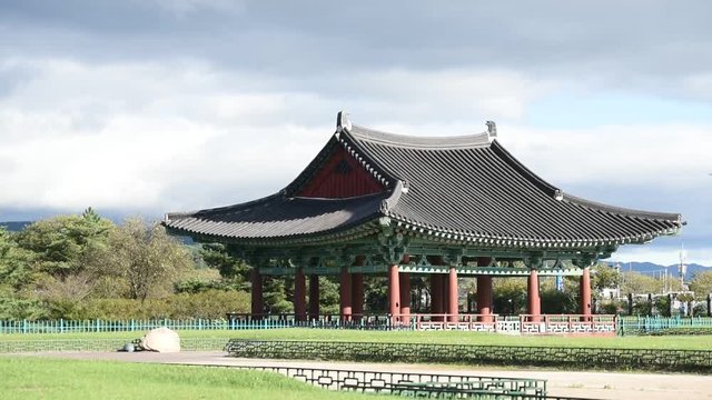 Donggung Palace in Gyeongju - example traditional Korean architecture