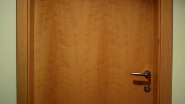 Close the door to the offices 