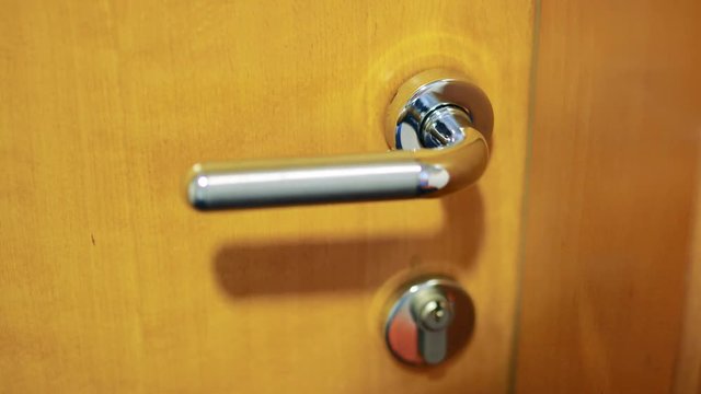 Open the door to the room close