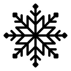 Snowflake vector illustration on white background
