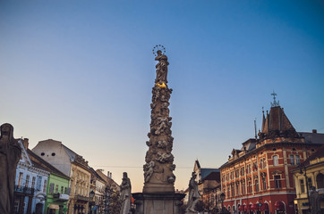 Architecture of the main street of Kosice, Slovakia, Europe