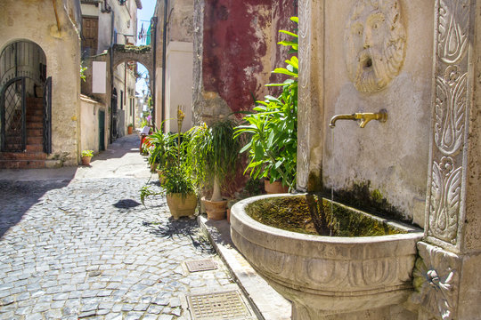 scorcio di San Felice Circeo - Italia