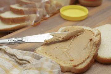 a peanut butter sandwich