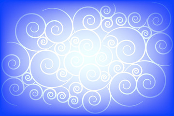 Blue gradient background with pattern