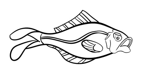 Hand drawn fish
