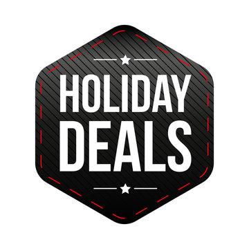 Holiday Deals patch vector