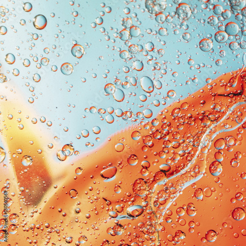 "Close up of juice with bubbles in glass" Stock photo and royaltyfree