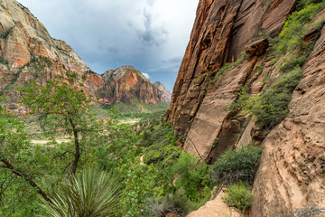 Beautiful Zion Canyon View
