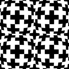 Vector modern abstract geometry x pattern. black and white seamless geometric cross background . subtle pillow and bed sheet minimal design. creative art deco. hipster fashion print