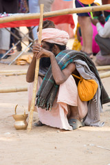camel market Pushkar festival india street life holy man sadhoe