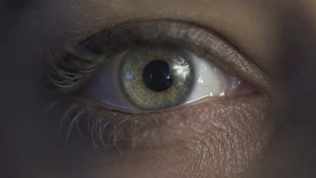 Detail footage of a Woman's Eye