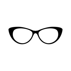 Fototapeta premium Set of various glasses. Stylish sunglasses for women, men and children. Eye glasses collection. Vector illustration