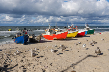 Port rybacki w Chłopach