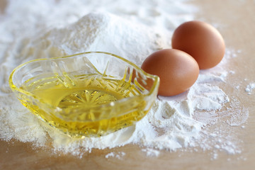 Dough, Bread, Eggs, Flour
