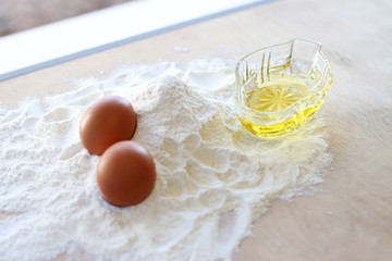 Dough, Bread, Eggs, Flour