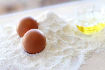 Dough, Bread, Eggs, Flour