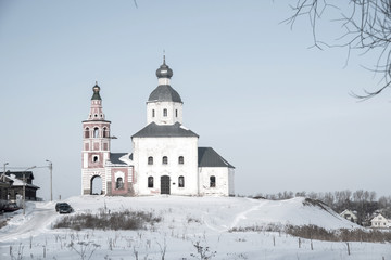 Obraz premium Old Elias Orthodox Church on Ivanova mountain