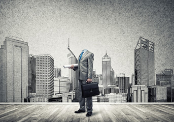 Man of engineering profession