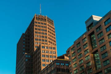modern office buildings and skyscraper at Potsdamer platz