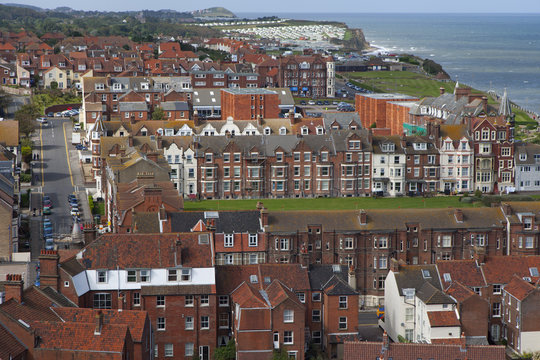 Cromer Town Norfolk from the Church Tower