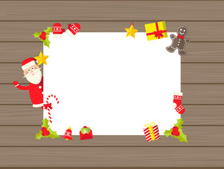 Christmas Flat Style Design, with Space for your text.

