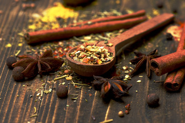 set of ingredients for cooking