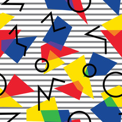 Abstract seamless geometric pattern.