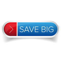 Save Big button vector