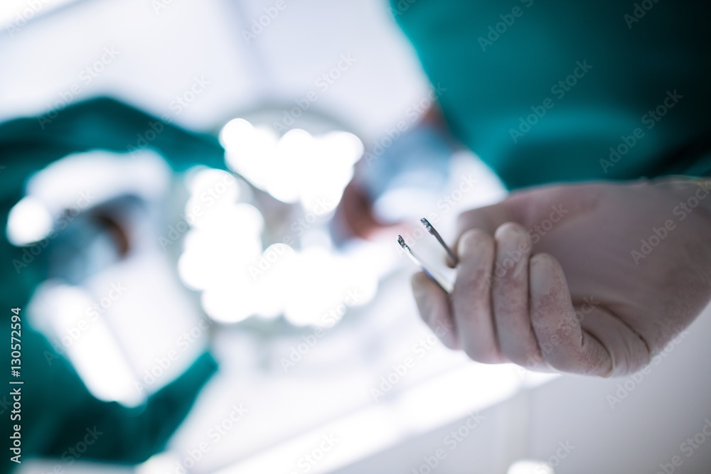 Poster surgeons operating in operation theater