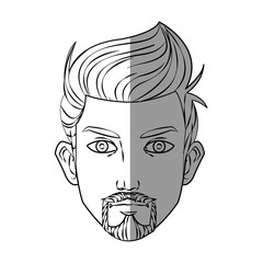 Man cartoon icon. Male avatar person people and human theme. Isolated design. Vector illustration