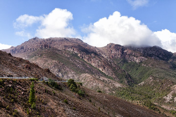 Landscape around Queenstown Tasmania