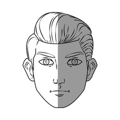 Man cartoon icon. Male avatar person people and human theme. Isolated design. Vector illustration