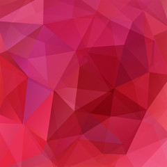 Background of geometric shapes. Red mosaic pattern. Vector EPS 10. Vector illustration