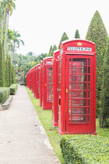 British red telephone booth