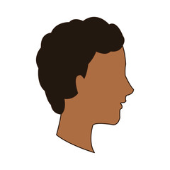 Man cartoon icon. Male avatar person people and human theme. Isolated design. Vector illustration