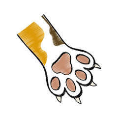 Cute cat cartoon icon vector illustration graphic design