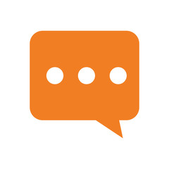 Fototapeta premium Chat bubble speakbox icon vector illustration graphic design