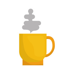 Delicious coffee cup icon vector illustration graphic design