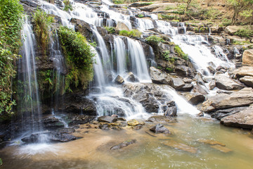 Obraz premium Mae Ya waterfall, Doi Inthanon national park, Chiang Mai Thailand